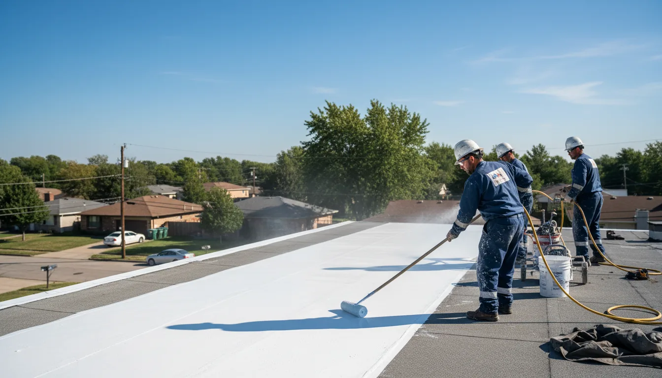 Commercial roof coating in Booneville, AR near me